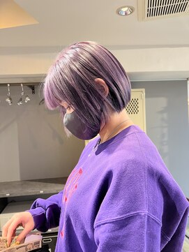 コイ(coii) パープル/ラベンダー/パステルカラー/ムラサキ/色落ちキレイ