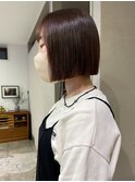 アゴライン切りっぱなしbob
