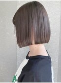 縮毛矯正でまとまるぷつっとミニボブ