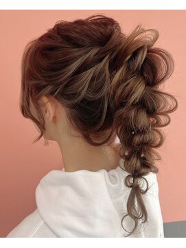 ヘアメイク ギャリス 北新地店(HAIR MAKE SALON Gallis) ポニーテールアレンジ