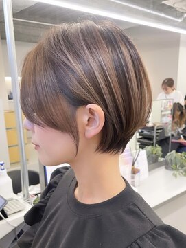 ボーテコンシェル 錦糸町(beaute concier) ミルクティーベージュダブルカラーインナーカラーケアブリーチ