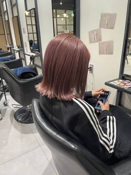 ニール(Neale.) くすみピンクブラウン