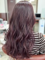 ヘアークリアー 春日部 大人可愛いツヤ感たっぷりピンクパープル/季節感◎/30代40代50代