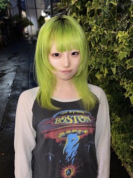 キイ 原宿 表参道(K.e.y) デザインカラー／パールトーンカラー／ネオングリーンカラー