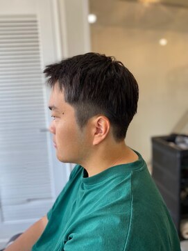 ソイクフ 四条大宮店(SOY-KUFU) MEN’S HAIR カルマパーマダークアッシュ