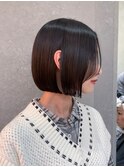 ◇ボブ 縮毛矯正 顔周りカット 表参道 髪質改善