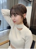 小顔になれるお顔周りカット×くびれヘア◎矢口