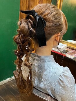 グリクロエ(guri croe)の写真/【津田沼駅3分】guri croeによるヘアアレンジが可愛い◆プロのヘアセットがこの価格で！！