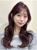 韓国風/レイヤー/小顔/前髪カット/髪質改善/グレージュ/透明感