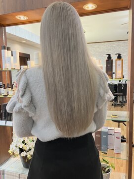 ヘアークルーズピース (hair cruise Piece) ブリーチカラー/ホワイトグレージュ