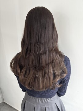 エル セルカ 高田馬場(el CERCA) 波巻きウェーブ×透明感ブラウン