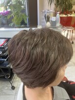 プレジール PLAISIR オシャレ染めでハイライト効果白髪ぼかし白髪染め髪質改善Tr