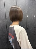ミニボブ ナチュラルブラウンカラー