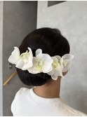 浜松祭り/ヘアセット/シニヨン