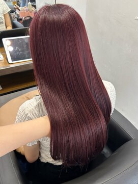 シエルバイアフロート(ciel by afloat) 〇チェリーレッド ワインレッド ブリーチなし 艶カラー