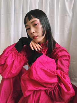 メゾンアメリ(Maison Amelie.) 似合わせカット オン眉 フェイスレイヤー アディクシーカラー