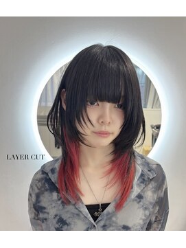 ホープ(hope) レイヤーカット×フェイスレイヤー×インナーカラー