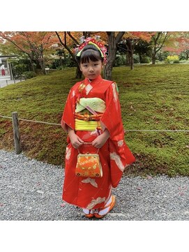 イラカ ウィズ ディライト(IRACA with Delight) 七五三セットアップ着付け