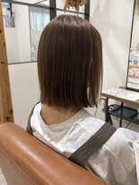 ニコ 四街道(nico)&nbsp;ミルクティーベージュ/切りっぱなしボブ/四街道ニコ【瀬戸山舞】