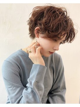 ホロ 渋谷(hollo) ハンサムショートパーマプードルパーマ