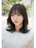 【kumu】ミディアムレイヤー/顔周りカット/栄/名古屋