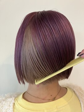 マヤ 小瀬店(MYA) ブリーチありツートンカラー