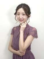 ステラ(Stella)&nbsp;結婚式ヘアお呼ばれ編。リボンまとめ髪VOL3.0