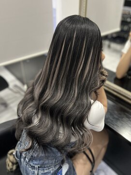 ヘアーデザイン ジェルム(Hair Design germe) プルエクでがっつりハイライト/ YUDU