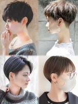 カライング(ing) スーツ短髪ツーブロック束感モテる黒髪シークレットパーマ流行