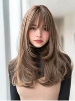 ダル 渋谷/表参道(DAL.)&nbsp;バタフライレイヤーロングレイヤーハイトーングレージュブリーチ