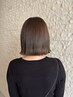 【竹下限定】ボブカット+ブリーチなしダブルカラー ¥18000