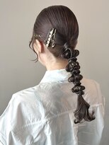 カシェル(cashel) ヘアセット タイト 編みおろし