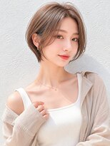 グリッター 仙台中央店(GRITTERs)&nbsp;ハンサムショートボブ  ミルクティーベージュ オリーブベージュ