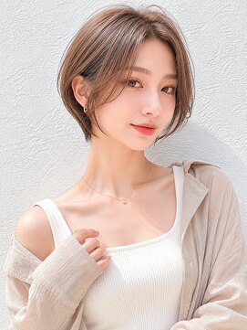 グリッター 仙台中央店(GRITTERs) ハンサムショートミルクティーベージュオリーブベージュ20代30代
