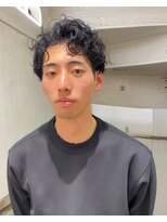 ザ クラン バイ ヘッドライト 仙台長町店(THE CLAN by HEADLIGHT) メンズパーマ/センターパート/センターパート/長町南