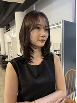 ピア ヤクイン(Pia Yakuin) 顔周りカット/レイヤー/ブラウンカラー/ 前髪あり 福岡 薬院