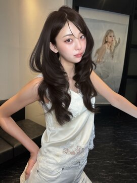 ザシェノンアオヤマ(THE CHAINON AOYAMA) ワンホンレイヤー髪質改善カラー前髪カット顔まわり羽エクステ