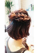 レーヴ ヘアー シエル(Reve hair ciel)&nbsp;編み込みハーフアップ