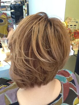 髪技空間アノン(anon) アシメボブ