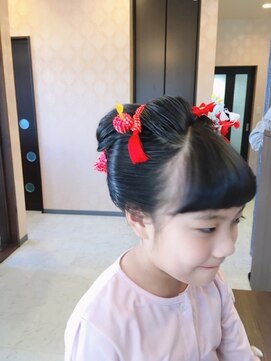 ディープエモーションヒッキー(deep emotion Hickey) 七五三日本髪