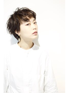 レンジシ オモテサンドウ(RENJISHI omotesando) 黒髪リラックスウェーブショート 《RENJISHI 青山》