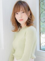 ネオリーブシェリエ 浅草店(Neolive cherie)&nbsp;レイヤーたっぷりミディアムヘア　浅草　美容室