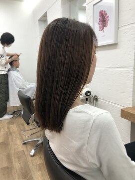 アメリ(Ameri) -Ameri-プレミアムストレート　×   ナチュラルブラウン