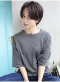 天神【BIRTH】前髪センターパート×イメチェンショート