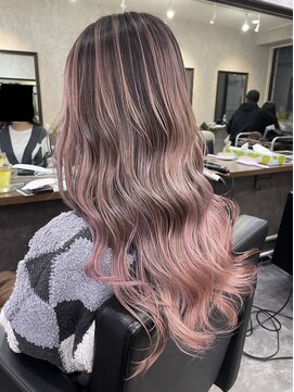 ルーゼン(LUXEN) 【LUXEN】ピンクバレイヤージュ