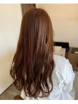 ツムギ ヘアー(tsumugi HAIR) 明るめベージュカラーロングスタイル