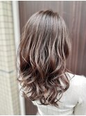 20代30代ワンホンくびれコテ巻き風リバースカール韓国風パーマ 