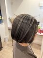 アンジェ(ange) ハイライトを入れたグレー系カラーです。