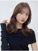 吉武満里奈20代30代40代2wayバング韓国ミディアムセミディ