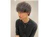メンズカット+眉カット+ダメージレスカラー+炭酸バブルスパmarbb　￥8,800